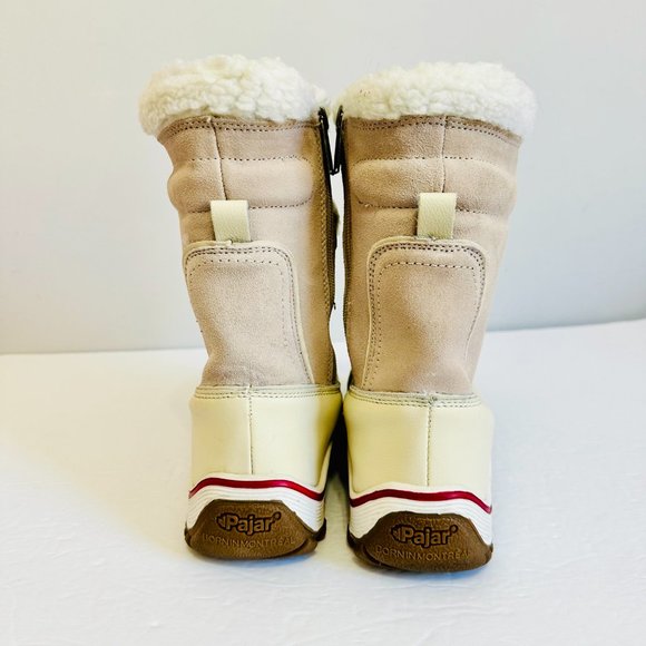 NWOT PAJAR CANADA SUEDE LEATHER MID CALF WINTER SNOW BOOTS - Picture 4 of 11